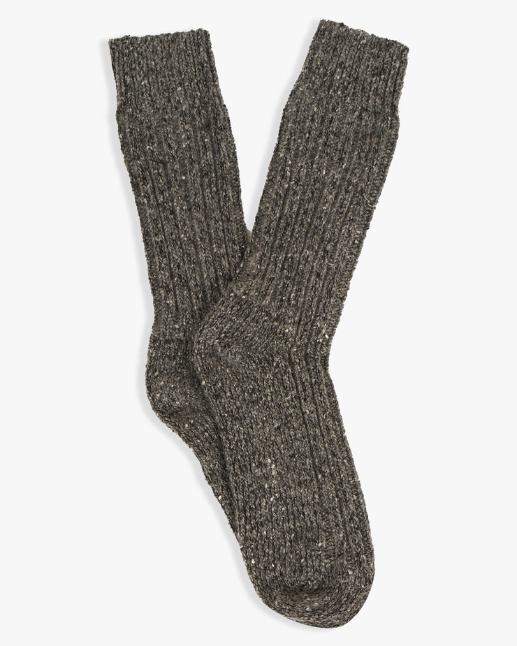 Donegal Yarns Wool Mix Socks - Charcoal | Donegal Yarns Socks | JEANSTORE