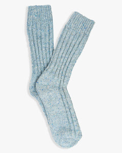 Donegal Yarns Wool Mix Socks - Light Blue