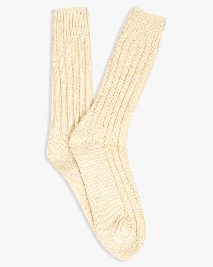Donegal Yarns Wool Mix Socks - Natural | Donegal Yarns Socks | JEANSTORE