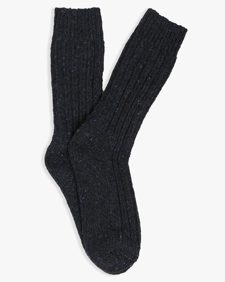 Donegal Yarns Wool Mix Socks - Navy | Donegal Yarns Socks | JEANSTORE