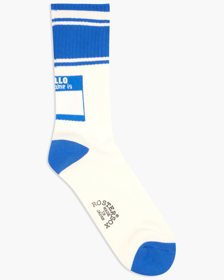 Rostersox Hello Socks - Blue | Rostersox Socks | JEANSTORE