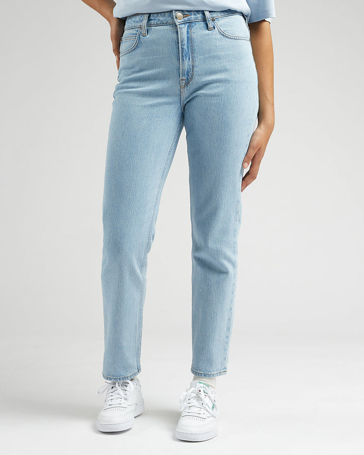 Lee Carol Regular Straight Cropped Womens Jeans - Light Alton