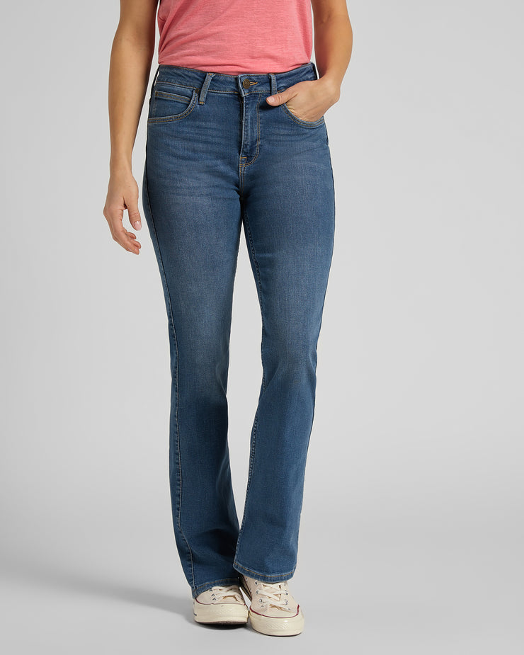 Lee Breese Bootcut Womens Jeans - Mid Worn Martha | Lee Jeans | JEANSTORE