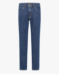 Lee Brooklyn Straight Regular Fit Mens Jeans - Dark Stonewash | Lee Jeans | JEANSTORE