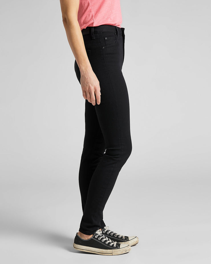 Lee Scarlett High Skinny Womens Jeans - Black Rinse | Lee Jeans | JEANSTORE