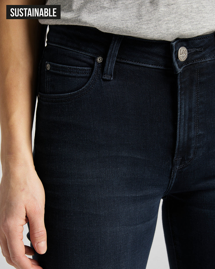 Lee Scarlett High Skinny Womens Jeans - Worn Ebony