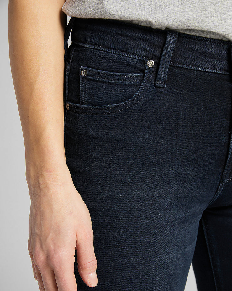 Lee Scarlett High Skinny Womens Jeans - Worn Ebony