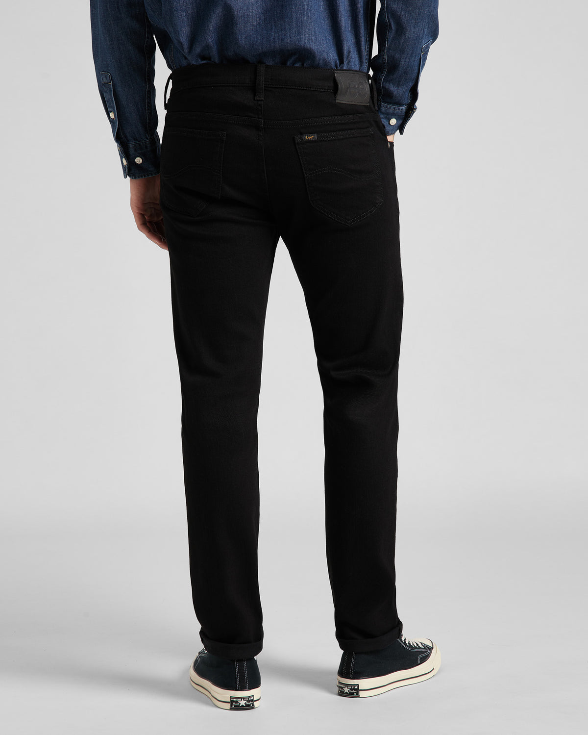 Lee Rider Slim Fit Mens Jeans - Clean Black | Lee Jeans | JEANSTORE