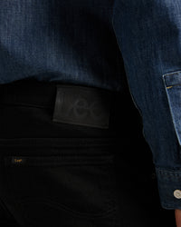 Lee Rider Slim Fit Mens Jeans - Clean Black | Lee Jeans | JEANSTORE
