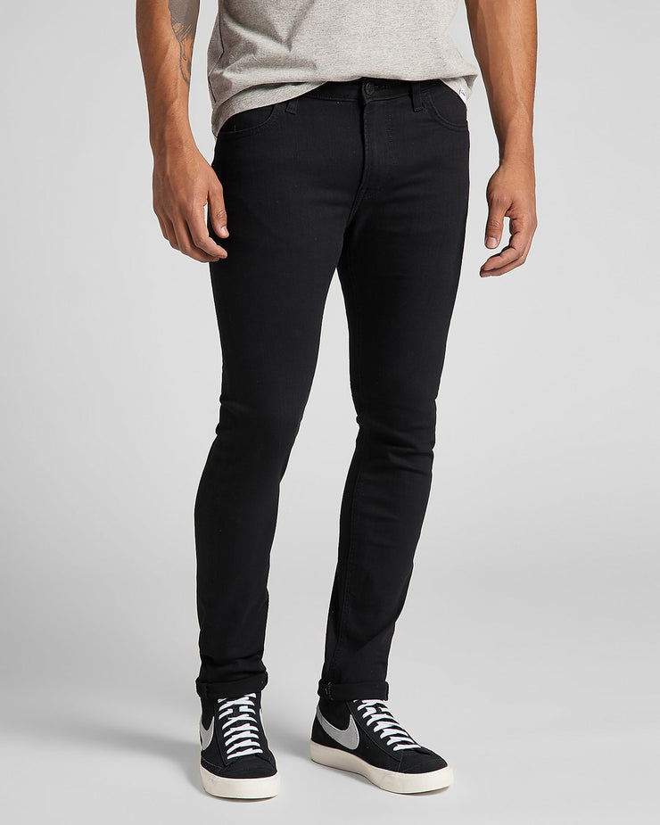 Lee Malone Skinny Fit Mens Jeans - Black Rinse â JEANSTORE