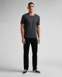 Lee 101 Z Regular Fit Kaihara Recycled Cotton 14oz Selvedge Mens Jeans - Dry Black | Lee Jeans | JEANSTORE