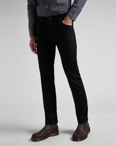 Lee 101 Rider Slim Fit Kaihara Recycled Cotton 14oz Selvedge Mens Jeans - Dry Black