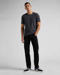 Lee 101 S Slim Fit Kaihara Recycled Cotton 14oz Selvedge Mens Jeans - Dry Black | Lee Jeans | JEANSTORE