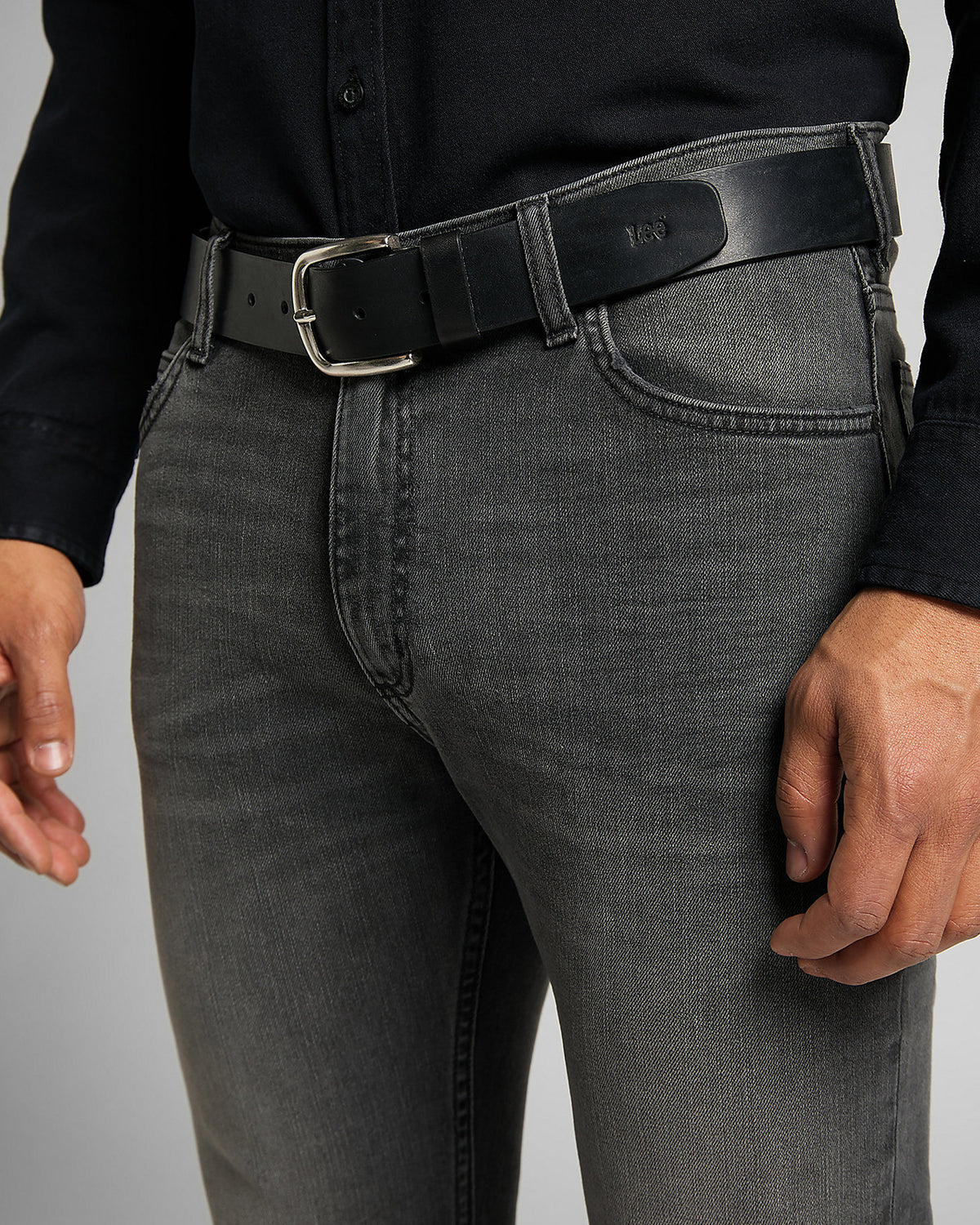 Lee Leather Belt - Black | Lee Belts | JEANSTORE