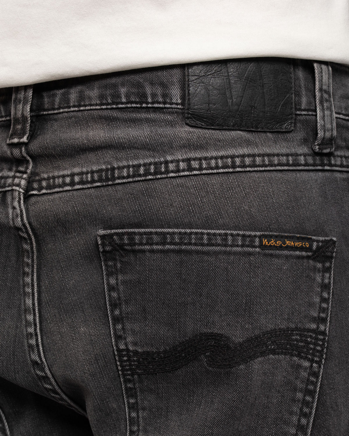 Nudie Lean Dean Slim Tapered Mens Jeans - Black Eyes | Nudie Jeans Jeans | JEANSTORE