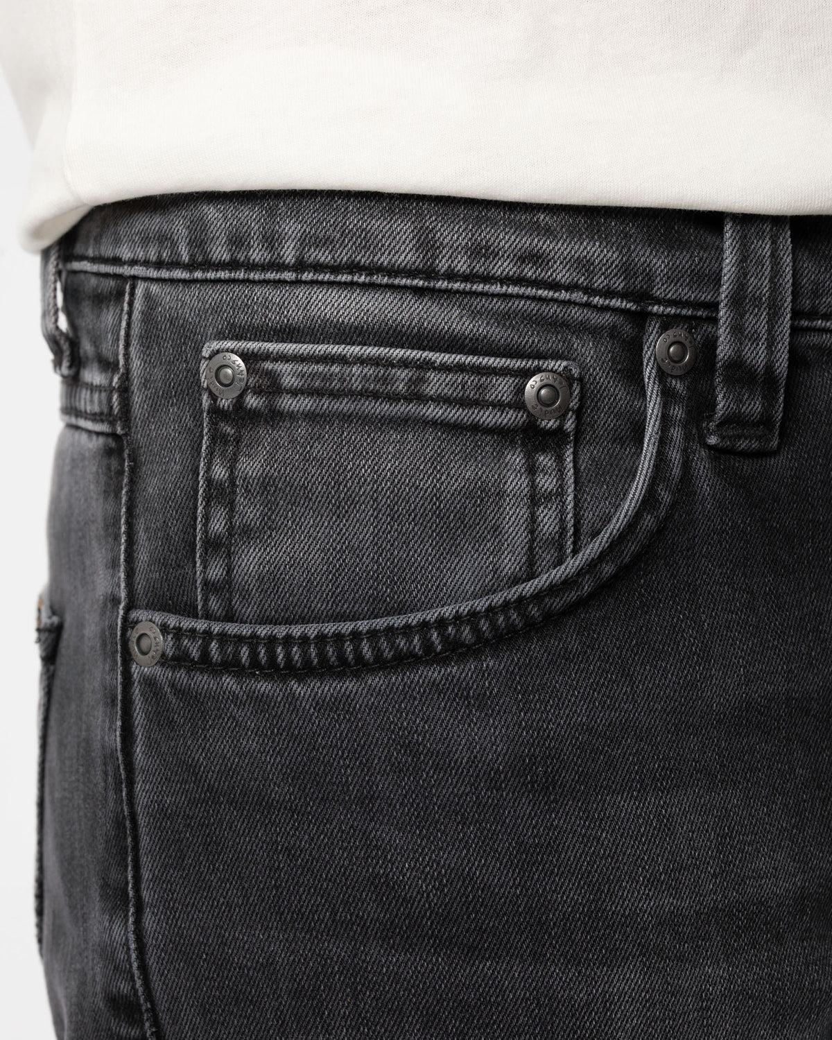 Nudie Lean Dean Slim Tapered Mens Jeans - Black Eyes | Nudie Jeans Jeans | JEANSTORE