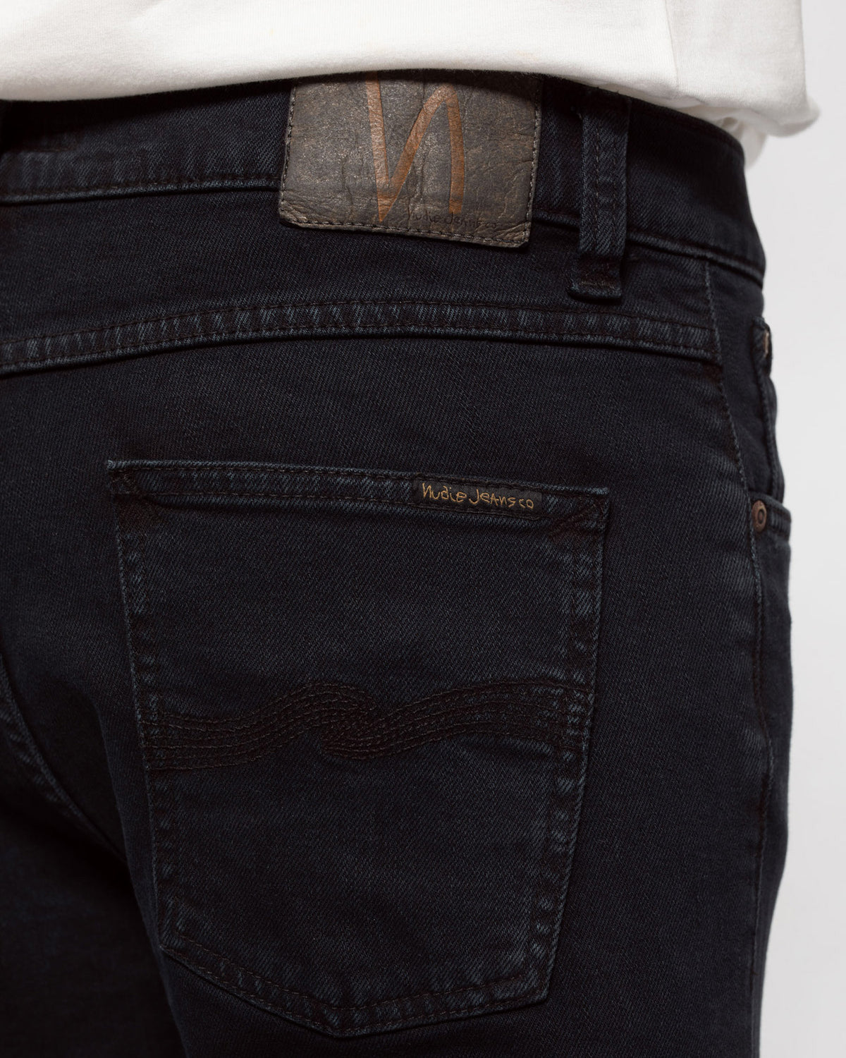 Nudie Lean Dean Slim Tapered Mens Jeans - Black Skies | Nudie Jeans Jeans | JEANSTORE