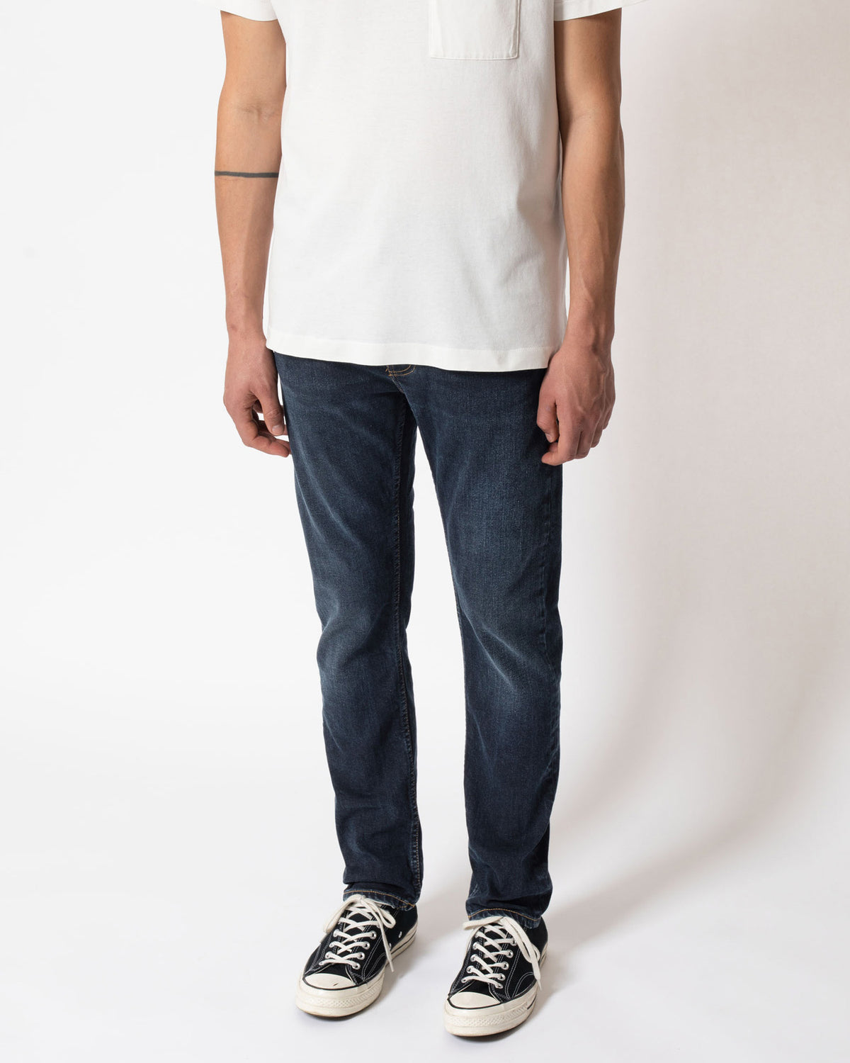Nudie Lean Dean Slim Tapered Mens Jeans - New Ink | Nudie Jeans Jeans | JEANSTORE