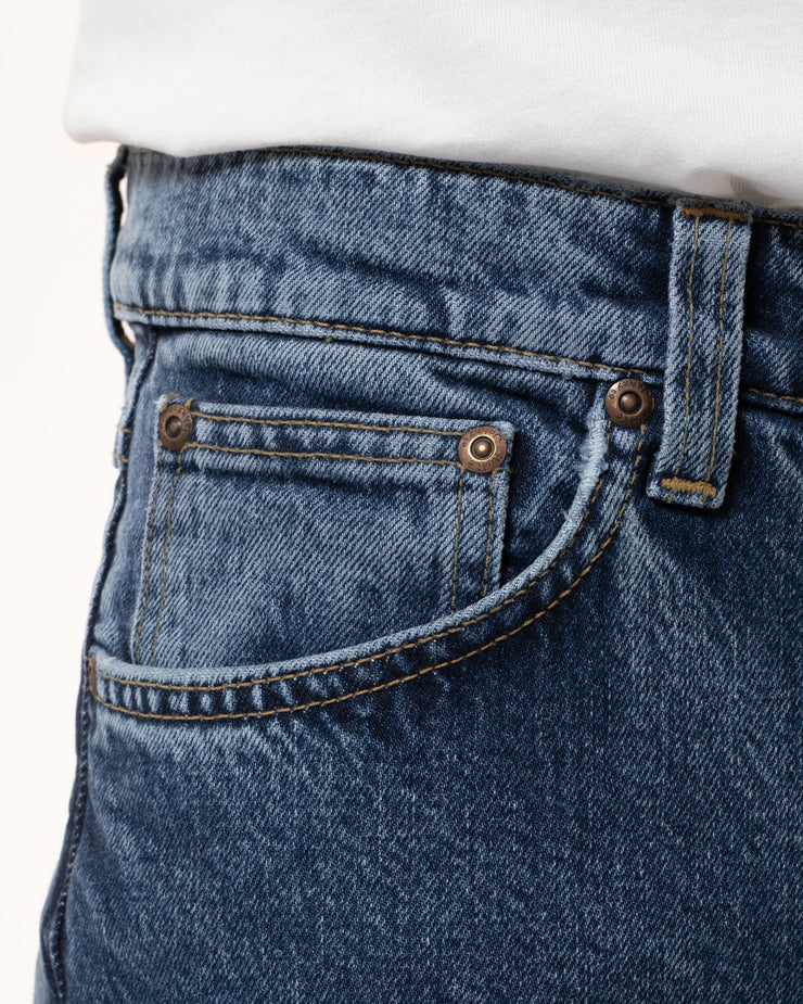 Nudie Lean Dean Slim Tapered Mens Jeans - Plain Stone | Nudie Jeans Jeans | JEANSTORE