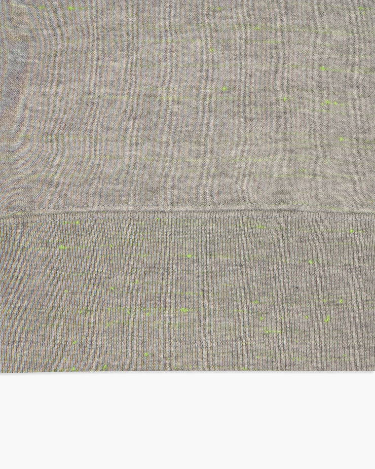 MocT Regular Neon Script Loopwheel Pullover - Grey / Neon Green | MocT Sweaters & Knitwear | JEANSTORE
