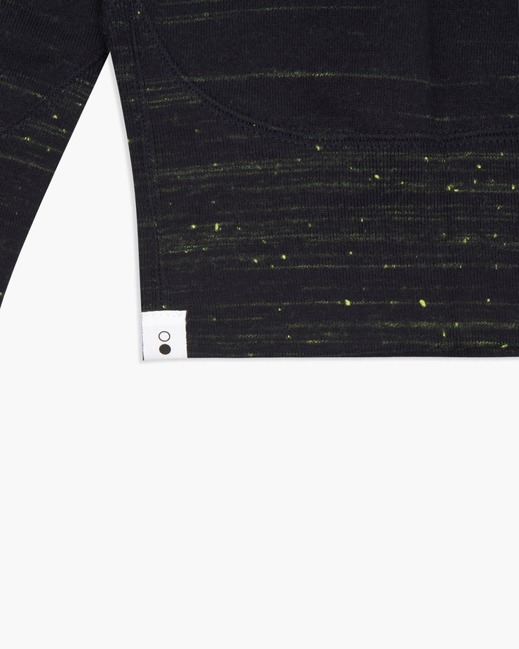 MocT Regular Neon Script Loopwheel Pullover - Navy / Neon Yellow | MocT Sweaters & Knitwear | JEANSTORE