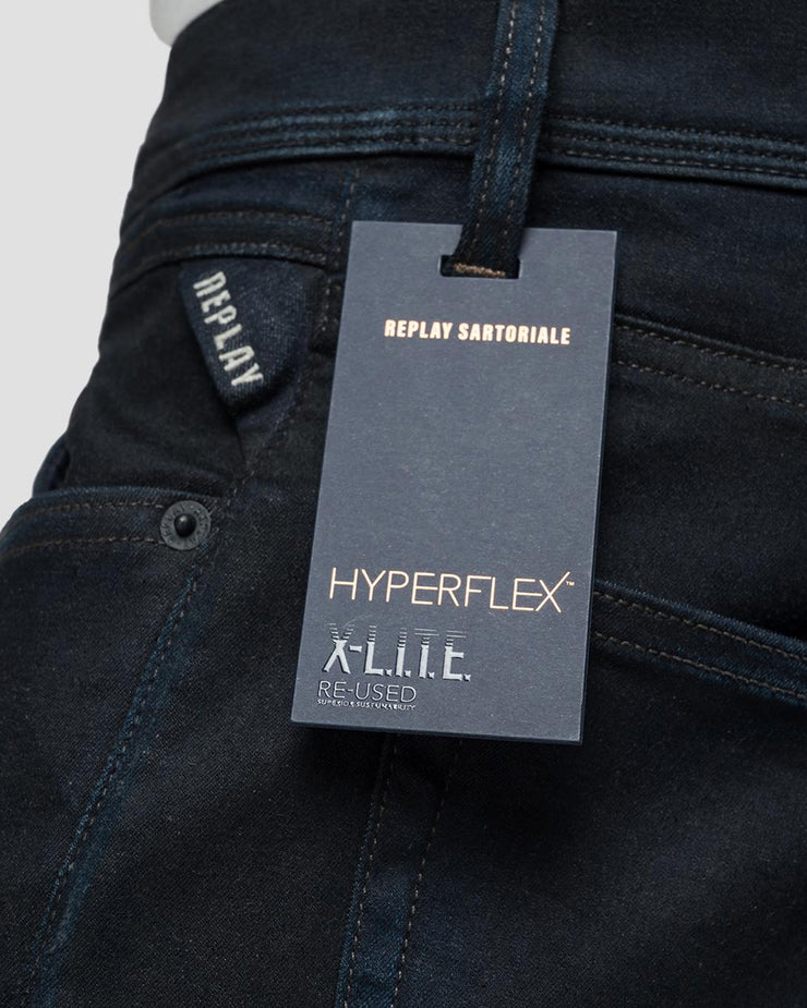 Replay Sartoriale Slim Fit Hyperflex Re-Used XLITE Tailored Mens Jeans - Deep Indigo | Replay Jeans | JEANSTORE