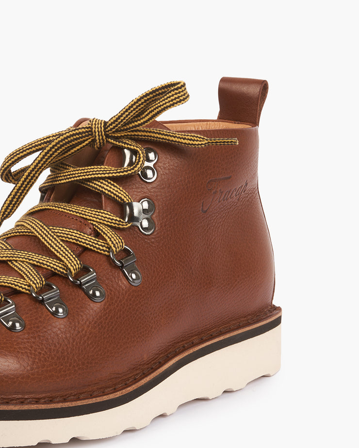 Fracap M120 Magnifico Leather Boots - Brandy / White Cristy Sole | Fracap Boots | JEANSTORE