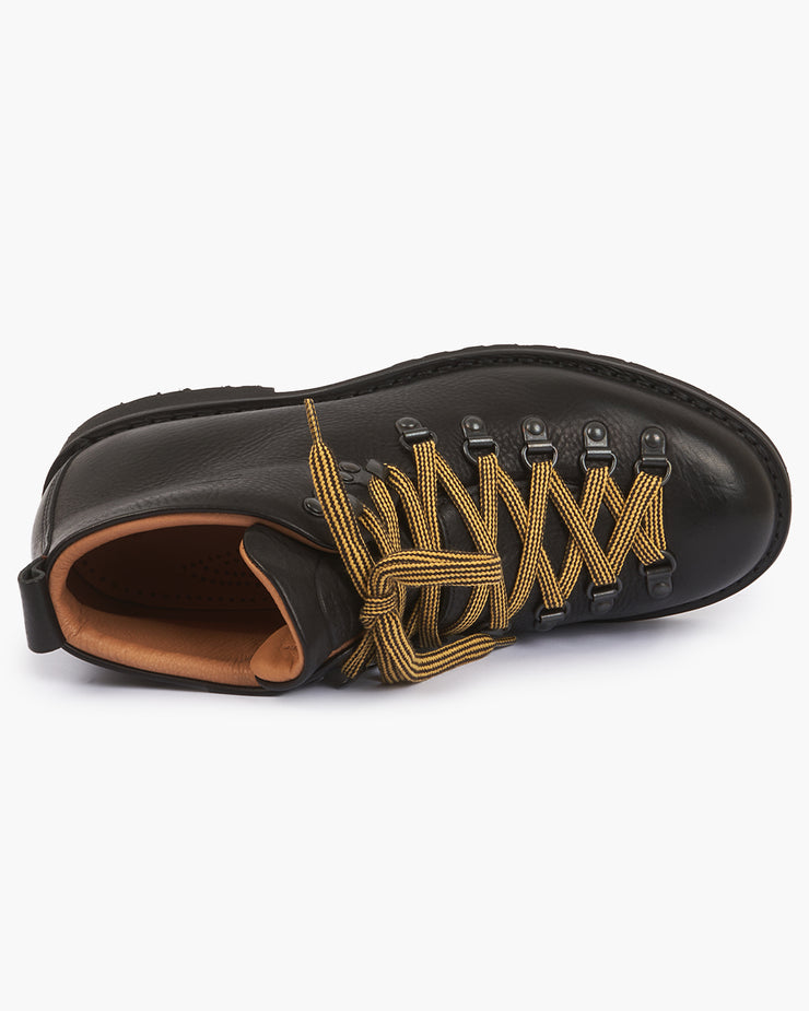 Fracap M120 Magnifico Leather Boots - Black / Black Roccia Sole | Fracap Boots | JEANSTORE