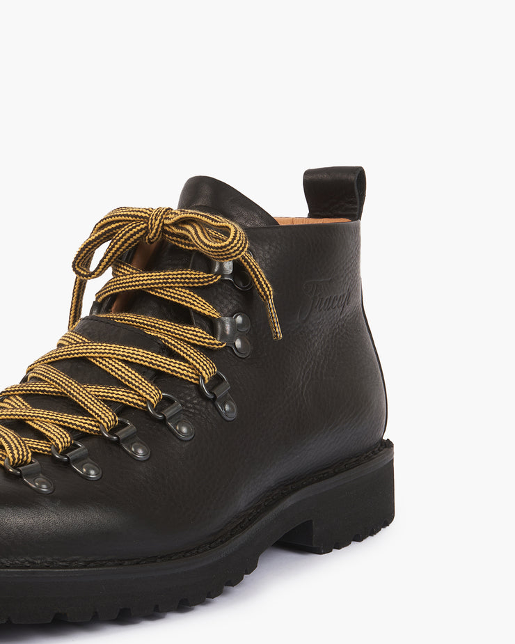 Fracap M120 Magnifico Leather Boots - Black / Black Roccia Sole | Fracap Boots | JEANSTORE