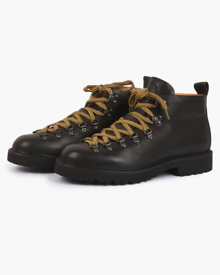 Fracap M120 Magnifico Leather Boots - Black / Black Roccia Sole | Fracap Boots | JEANSTORE