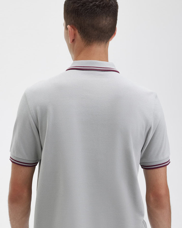 Fred Perry Twin Tipped Polo Shirt - Limestone | Fred Perry Polo Shirts | JEANSTORE