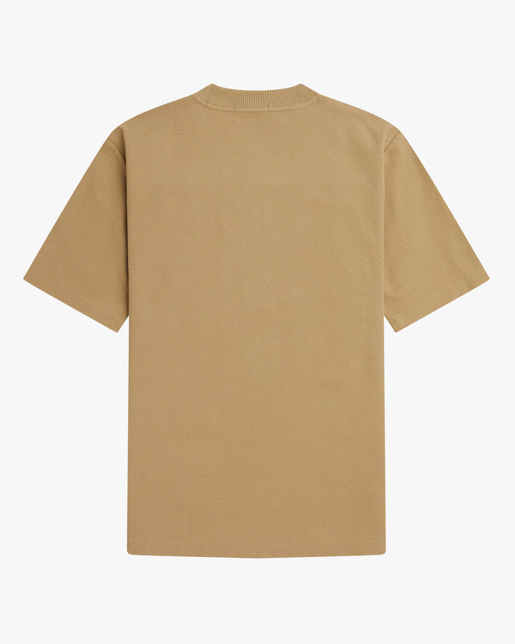 Fred Perry Boxy Crew Neck Tee - Warm Stone | Fred Perry T Shirts | JEANSTORE
