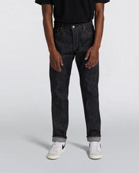 Edwin Made In Japan Regular Tapered Mens Jeans - 13.5oz Kaihara Dark Pure Indigo Rainbow Selvage Denim / Blue Unwashed | Edwin Jeans | JEANSTORE