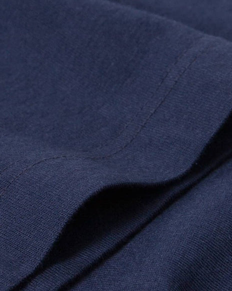 Merz b. Schwanen 4.6oz 1950s Loopwheeled Tee - Ink Blue | Merz b. Schwanen T Shirts | JEANSTORE