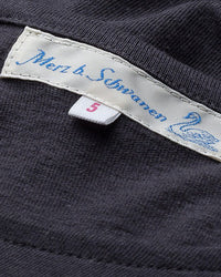 Merz b. Schwanen 114 4.6oz 1920s Loopwheeled Tee - Charcoal | Merz b. Schwanen T Shirts | JEANSTORE