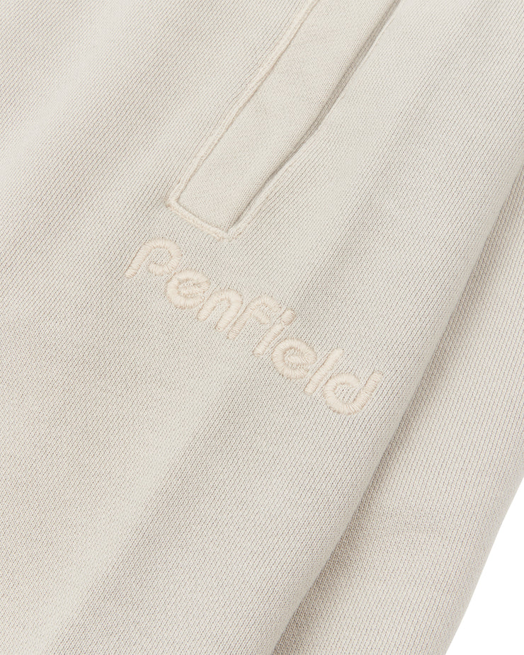 Penfield Washed Loopback Shorts - Silver Grey