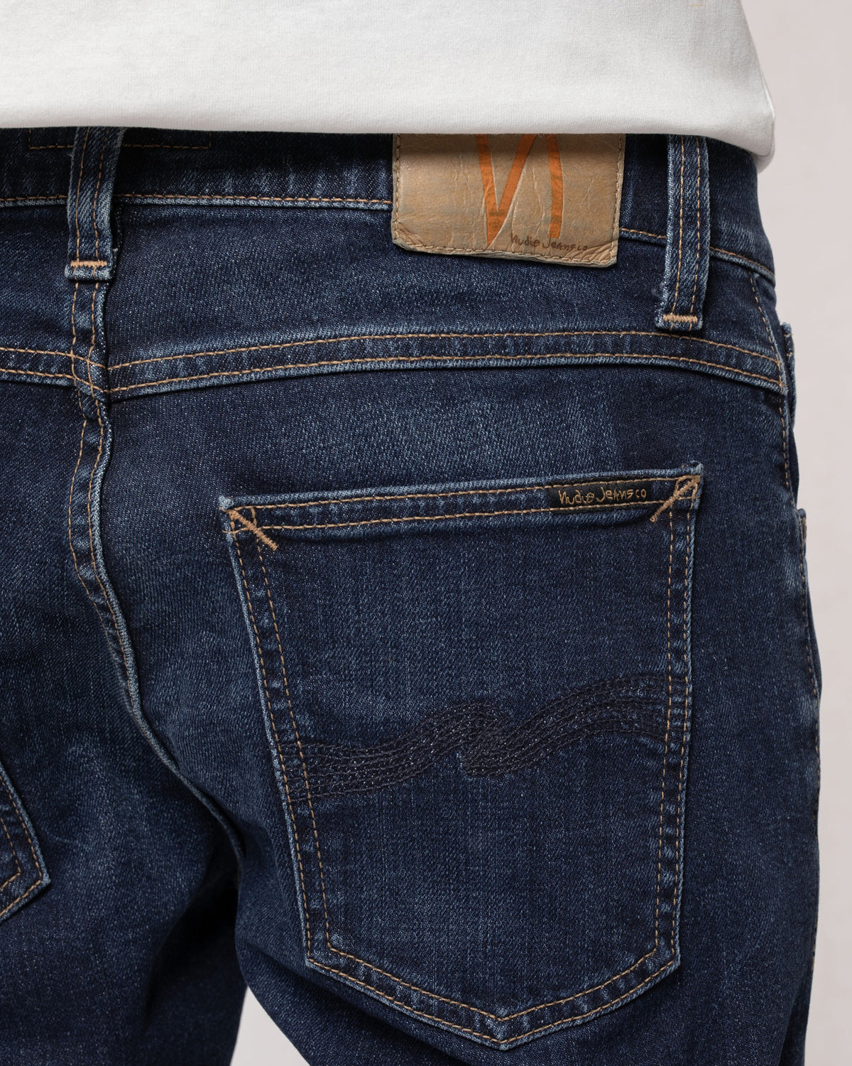 Nudie Tight Terry Skinny Fit Mens Jeans - Dark Steel | Nudie Jeans Jeans | JEANSTORE