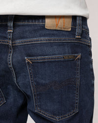 Nudie Tight Terry Skinny Fit Mens Jeans - Dark Steel | Nudie Jeans Jeans | JEANSTORE