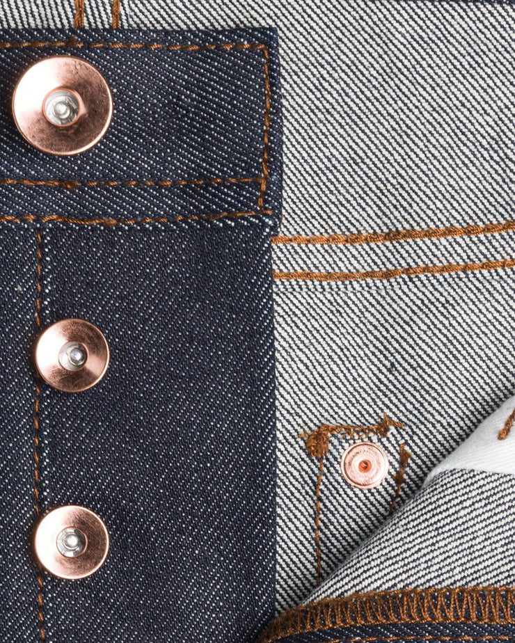 Unbranded UB101 Skinny Fit Mens Jeans - 14.5oz Indigo Selvedge | The Unbranded Brand Jeans | JEANSTORE
