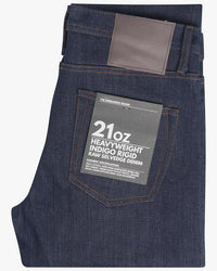 Unbranded UB121 Skinny Fit Mens Jeans - 21oz Indigo Selvedge | The Unbranded Brand Jeans | JEANSTORE