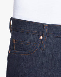 Unbranded UB121 Skinny Fit Mens Jeans - 21oz Indigo Selvedge | The Unbranded Brand Jeans | JEANSTORE