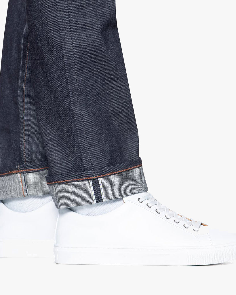 Unbranded UB122 Skinny Fit Mens Jeans - 11oz Indigo Stretch Selvedge | The Unbranded Brand Jeans | JEANSTORE