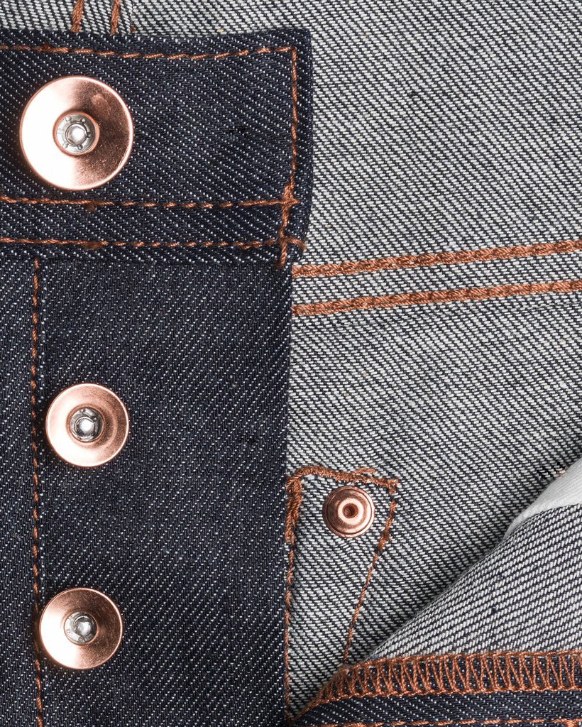 Unbranded UB122 Skinny Fit Mens Jeans - 11oz Indigo Stretch Selvedge | The Unbranded Brand Jeans | JEANSTORE