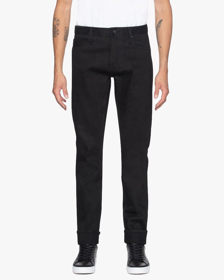 Unbranded Skinny Fit Jeans 11oz Black Stretch Selvedge JEANSTORE