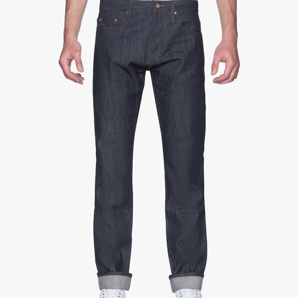 Unbranded UB201 Tapered Fit Mens Jeans - 14.5oz Indigo Selvedge | The Unbranded Brand Jeans | JEANSTORE