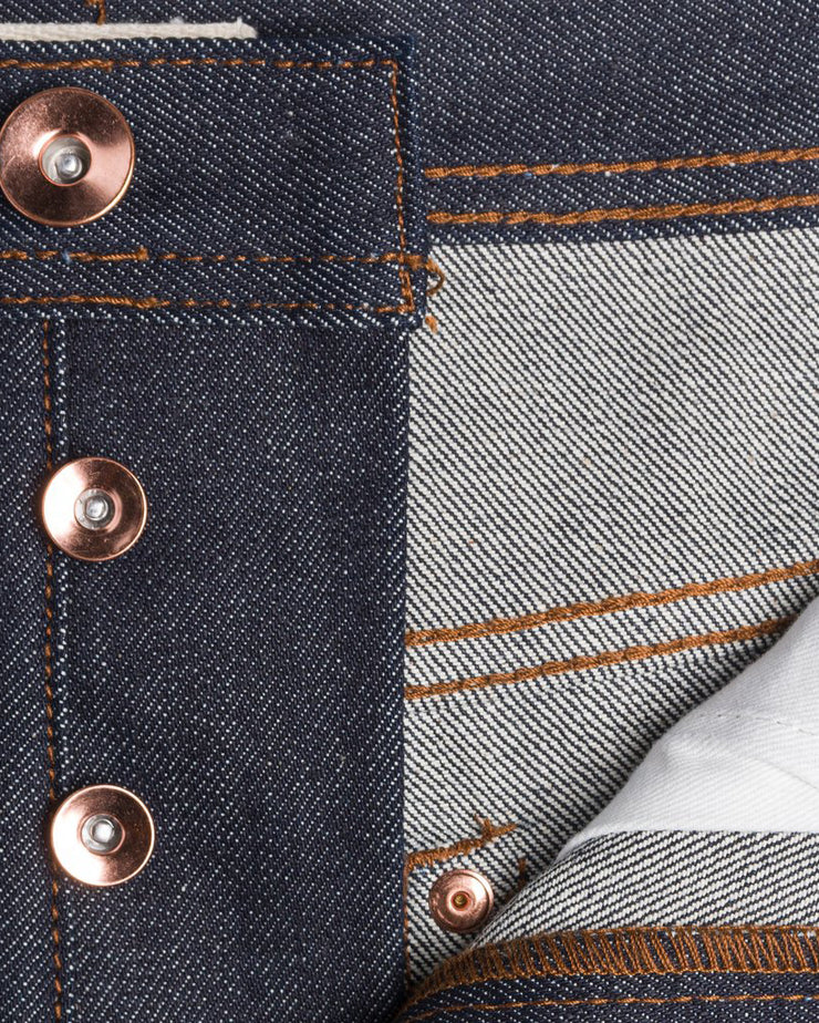 Ub201 Unbranded Tapered Fit Jeans - 14.5oz Raw Indigo Selvedge | JEANSTORE