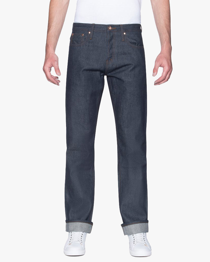 Unbranded UB301 Straight Fit Mens Jeans - 14.5oz Indigo Selvedge | The Unbranded Brand Jeans | JEANSTORE