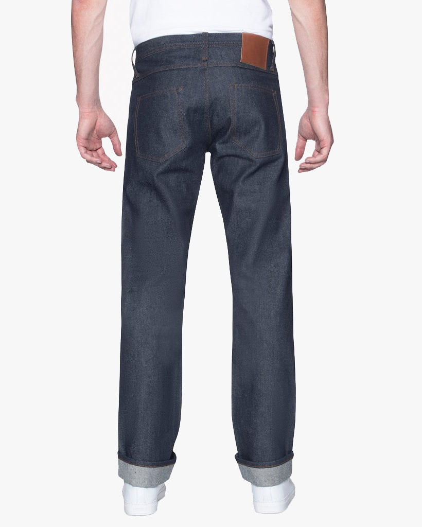Unbranded UB301 Straight Fit Mens Jeans - 14.5oz Indigo Selvedge | The Unbranded Brand Jeans | JEANSTORE