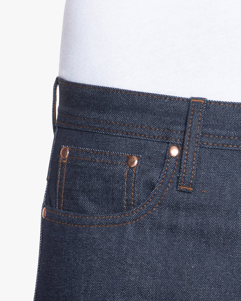 Unbranded UB301 Straight Fit Mens Jeans - 14.5oz Indigo Selvedge | The Unbranded Brand Jeans | JEANSTORE