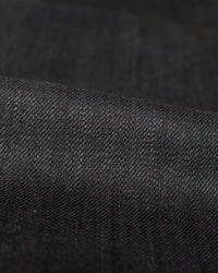 Unbranded UB344 Straight Fit Mens Jeans - 11oz Solid Black Stretch Selvedge | The Unbranded Brand Jeans | JEANSTORE